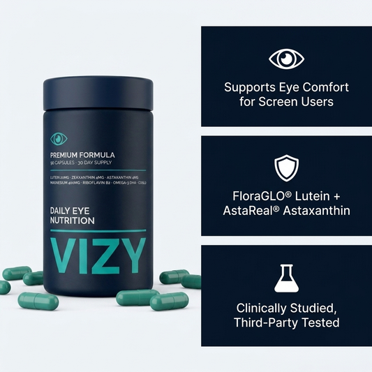 VIZY - Eye Nutrition for Screen Users